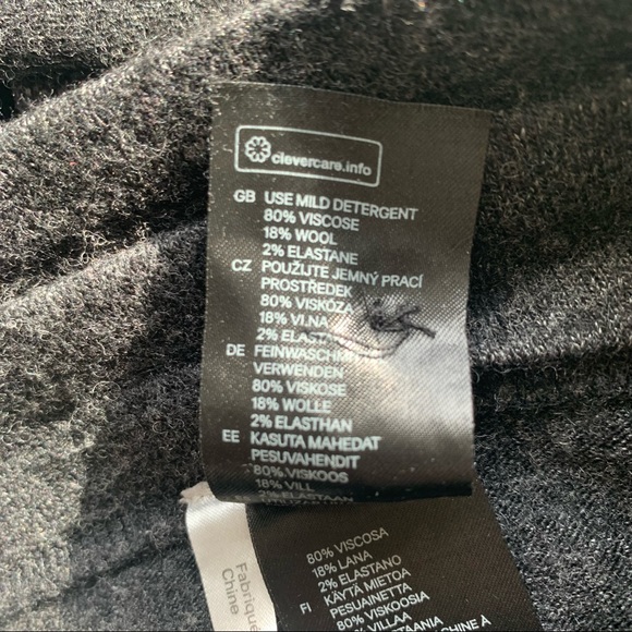 Isabel Marant x H&M Lounge Wool Knit Jogger Pant Grey - Picture 6 of 6